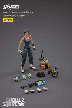 JoyToy Source 1/18 North 04 Armed Attack Mecha W/ Pilot -Show.Z Store 958c37a84d