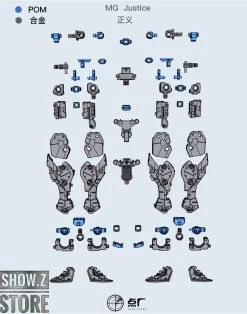 Point Factory Studio PFS02-2 Metal Parts For Bandai MG ZGMF-X09A Justice Gundam 10 Point Factory Studio PFS02-2 Metal Parts For Bandai MG ZGMF-X09A Justice Gundam -Show.Z Store 9916c95103