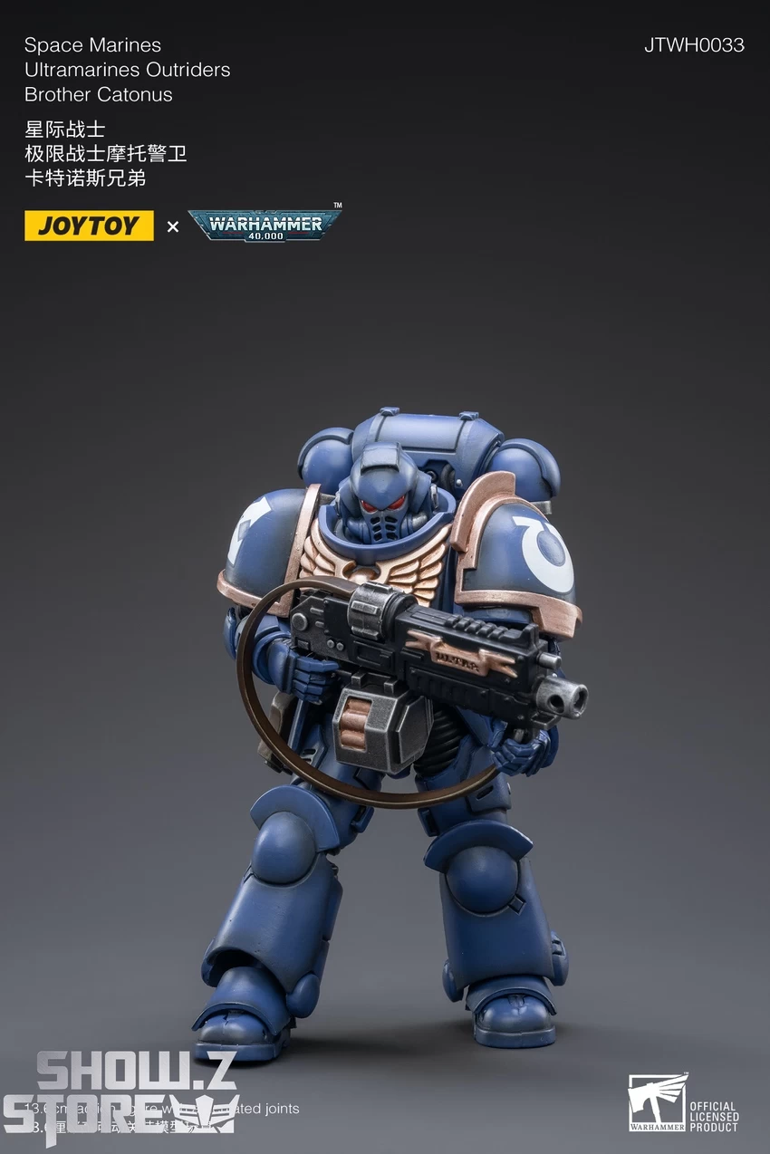 JoyToy Source 1/18 Warhammer 40K Space Marines Ultramarines Outriders Brother Catonus 9 JoyToy Source 1/18 Warhammer 40K Space Marines Ultramarines Outriders Brother Catonus - Image 7
