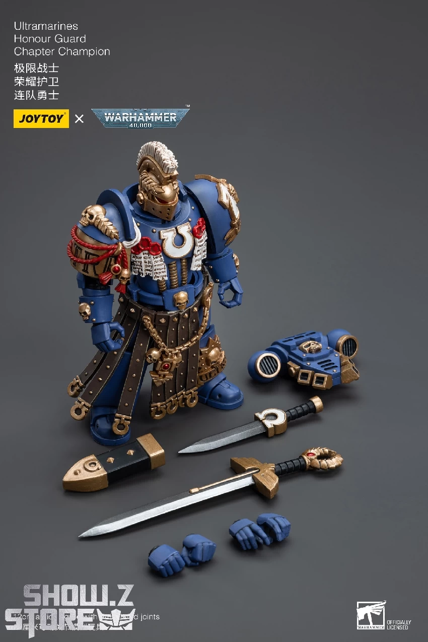 JoyToy Source 1/18 Warhammer 40K Ultramarines Honour Guard Chapter Champion 11 JoyToy Source 1/18 Warhammer 40K Ultramarines Honour Guard Chapter Champion - Image 9