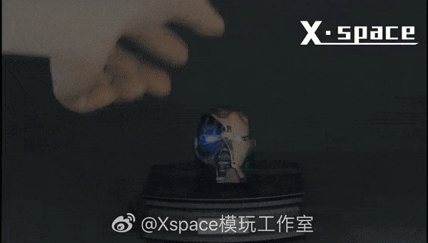 X-Space Studio 1/6 Iron Man MK50 Battle Damaged Helmet /w LED 8 X-Space Studio 1/6 Iron Man MK50 Battle Damaged Helmet /w LED - Image 6