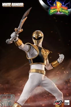 Threezero Studio 1/6 Mighty Morphin Power Rangers White Ranger -Show.Z Store b20fb3b6ea