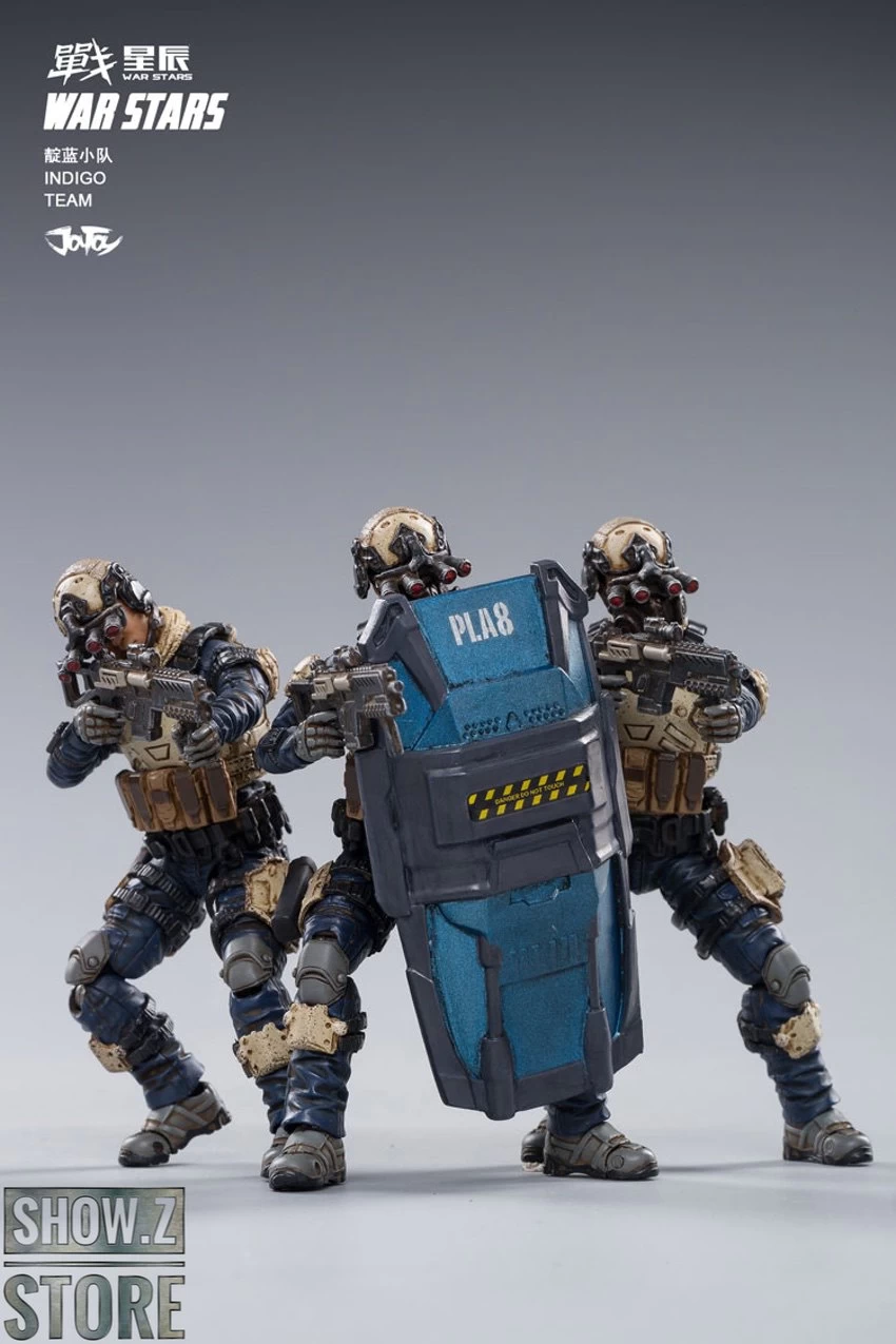JoyToy Source 1/18 War Stars Starhawk 8th Army Indigo Fleet Set Of 3 13 JoyToy Source 1/18 War Stars Starhawk 8th Army Indigo Fleet Set Of 3 - Image 11