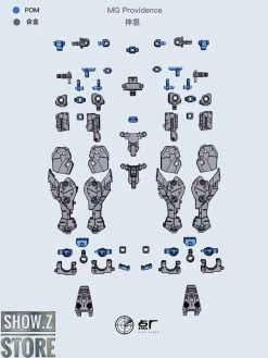 Point Factory Studio PFS02-3 Metal Parts For Bandai MG ZGMF-X13A Providence Gundam -Show.Z Store ba26d3a34a