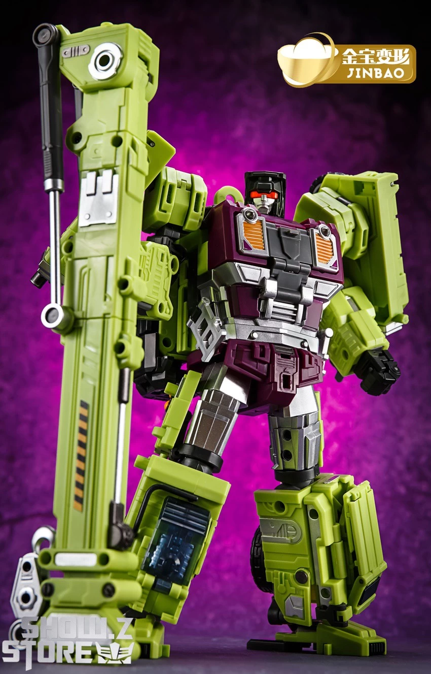 Jinbao DF03 Builder.D Devastator Green Version Set Of 6 Oversized Version 12 Jinbao DF03 Builder.D Devastator Green Version Set Of 6 Oversized Version - Image 10