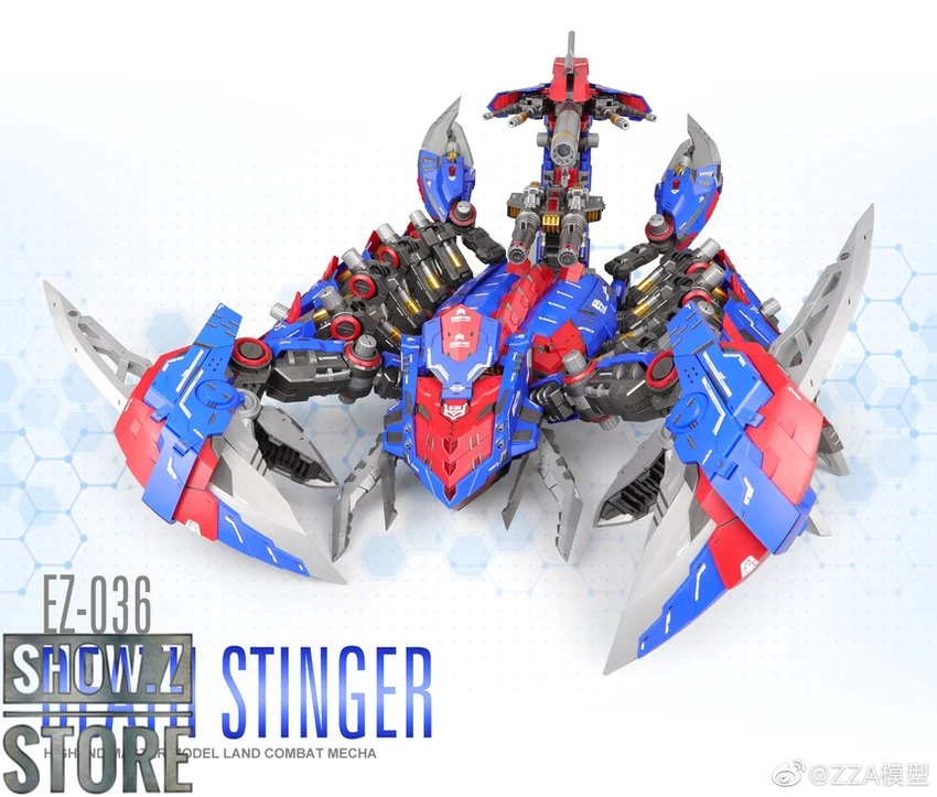 ZA Model EZ-036 Death Stinger Model Kit Anime Color Version 10 ZA Model EZ-036 Death Stinger Model Kit Anime Color Version - Image 8