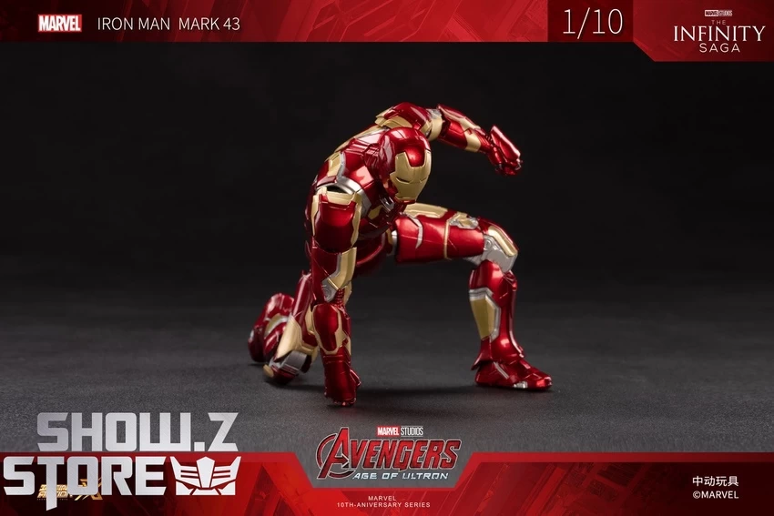 ZT Toys Marvel Licensed 1/10 Iron Man Mark 43 6 ZT Toys Marvel Licensed 1/10 Iron Man Mark 43 - Image 4