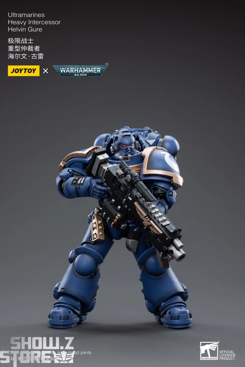 JoyToy Source 1/18 Warhammer 40K Ultramarines Heavy Intercessor Helvin Gure 5 JoyToy Source 1/18 Warhammer 40K Ultramarines Heavy Intercessor Helvin Gure - Image 3