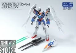 Navigator Toys Pre-Painted & Pre-Assembled Bandai XXXG-00W0 Wing Gundam Zero EW Ver.Ka -Show.Z Store d325574e0b