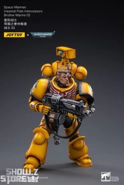 JoyToy Source 1/18 Warhammer 40K Imperial Fists Intercessors Brother Marine 02 -Show.Z Store d7917271d5