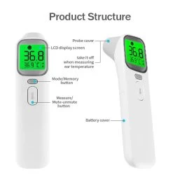 FDA Approved Multi-Purpose Non-Contact Infrared Forehead Thermometer -Show.Z Store dc972196b2