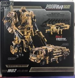 WeiJiang M-02 Robot Force Hound Oversized Black Apple Alloy Desert Version -Show.Z Store e6b12a9f88