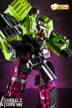 Jinbao DF03 Builder.D Devastator Green Version Set Of 6 Oversized Version 41 Jinbao DF03 Builder.D Devastator Green Version Set Of 6 Oversized Version -Show.Z Store eaa83ede79