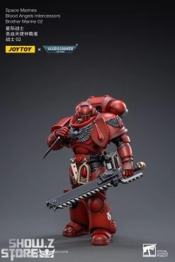 JoyToy Source 1/18 Warhammer 40K Blood Angels Intercessors Brother Marine 02 11 JoyToy Source 1/18 Warhammer 40K Blood Angels Intercessors Brother Marine 02 -Show.Z Store ec3a60b5f3