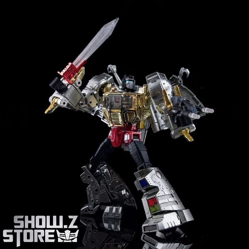 4th Party MP-08 King Grimlock Reximus Prime Oversized Stainless Steel Color Version 4 4th Party MP-08 King Grimlock Reximus Prime Oversized Stainless Steel Color Version - Image 2