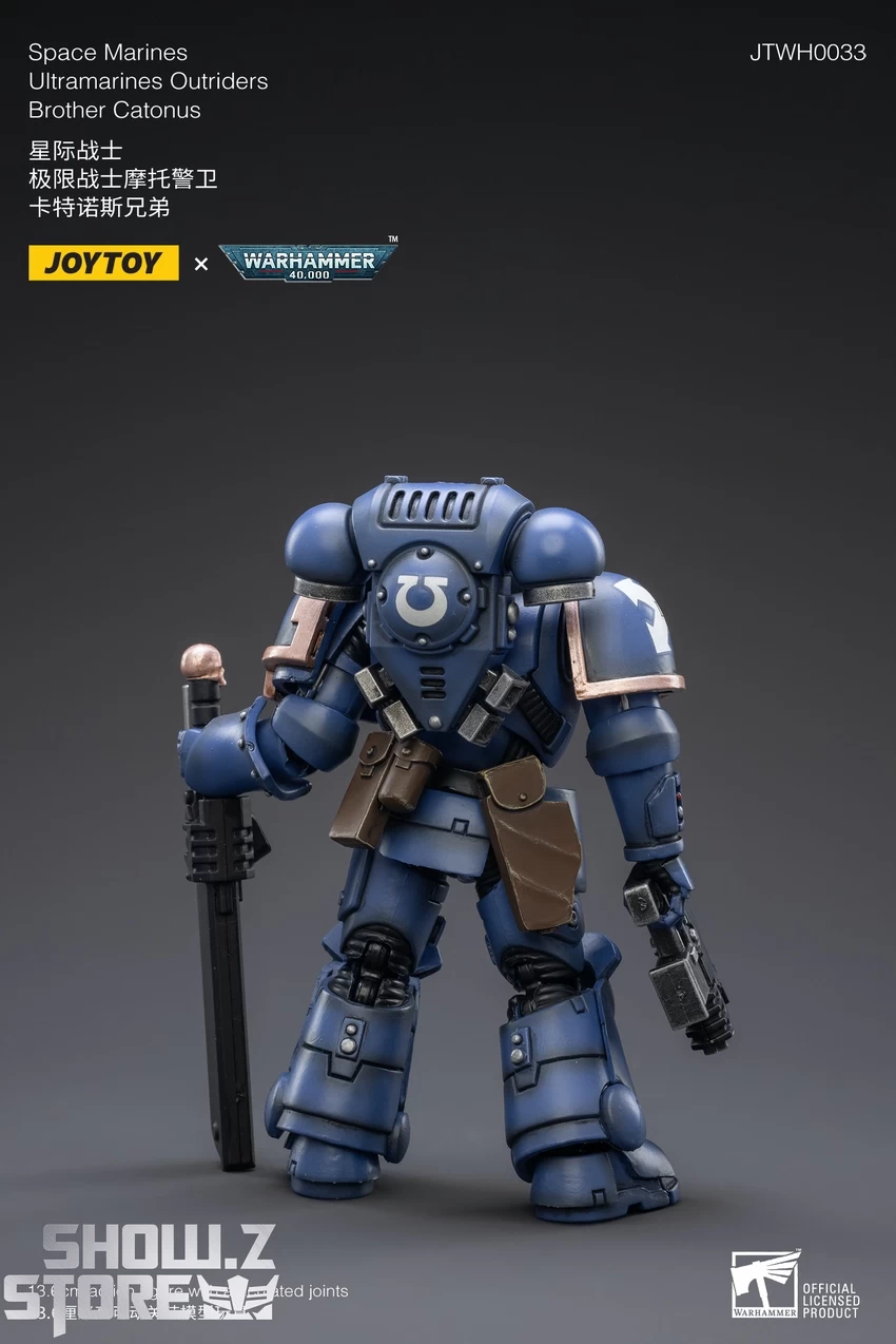 JoyToy Source 1/18 Warhammer 40K Space Marines Ultramarines Outriders Brother Catonus 10 JoyToy Source 1/18 Warhammer 40K Space Marines Ultramarines Outriders Brother Catonus - Image 8