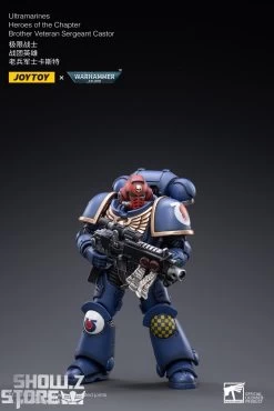 JoyToy Source 1/18 Warhammer 40K Ultramarines Heroes Of The Chapter Brother Veteran Sergeant Castor -Show.Z Store f3205b0347