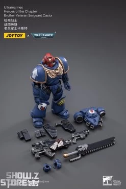 JoyToy Source 1/18 Warhammer 40K Ultramarines Heroes Of The Chapter Brother Veteran Sergeant Castor -Show.Z Store f69f415f27